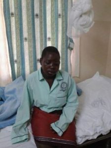 The Ulanda Girls pupil at Moi Teaching and Referral Hospital in Eldoret on Saturday